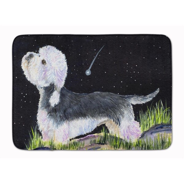 Carolines Treasures Starry Night Dandie Dinmont Terrier Machine Washable Memory Foam Mat SS8486RUG - main